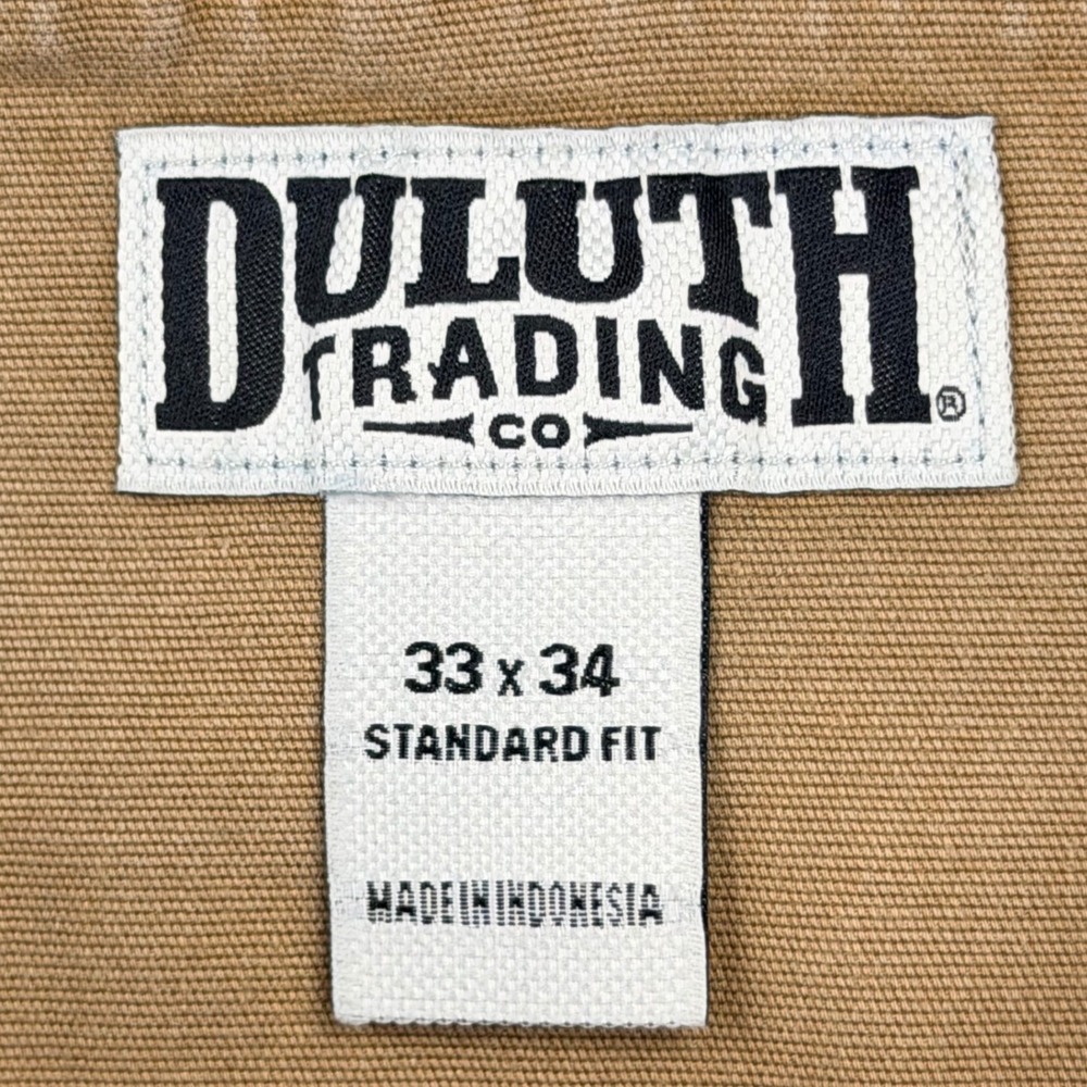 Duluth Ballroom DoubleFlex Jeans Men 33x34 Blue Cotton Stretch Standard Fit Work - Picture 2 of 16